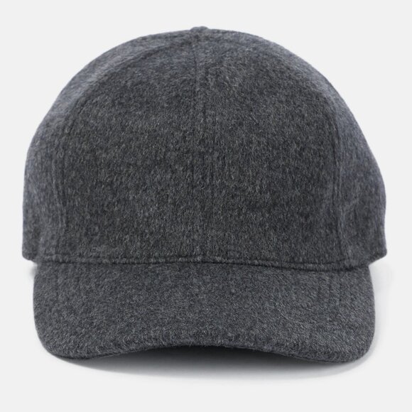 Toteme Wool & Cashmere Double Baseball Cap Grey - Picture 1 of 16